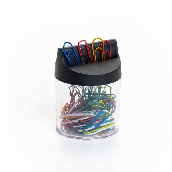  Fermagli metallizzati Leone Color - n. 4 - 3,2 cm - colori assortiti - Leone - conf. 60 pezzi 