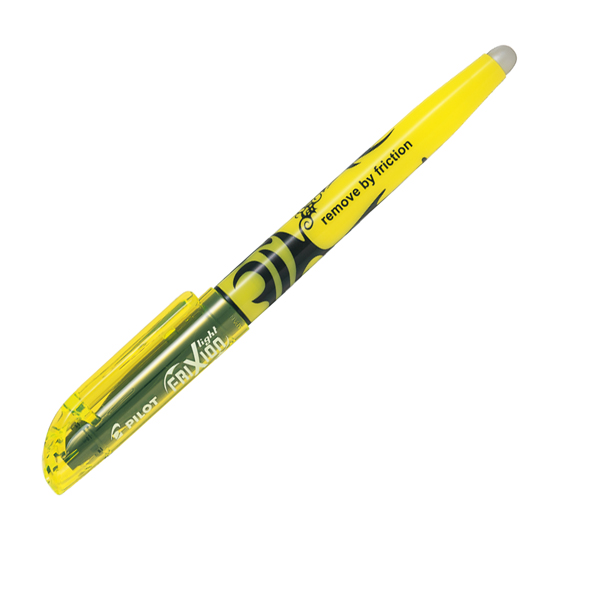  Evidenziatore cancellabile Frixion Light - punta a scalpello 4,0mm - tratto 3,3mm - giallo - Pilot 