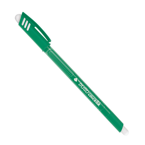  Penna a sfera cancellabile Cancellik - punta 1,0mm - verde - Tratto 
