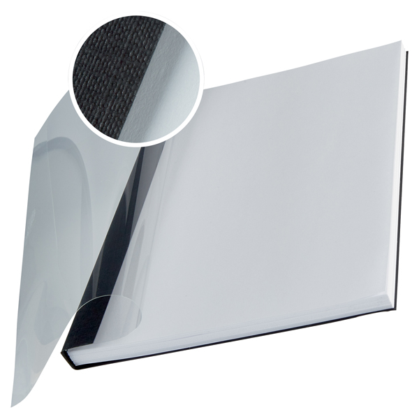  Copertine Impressbind - flessibile - 3,5 mm - nero - Leitz - scatola 10 pezzi 