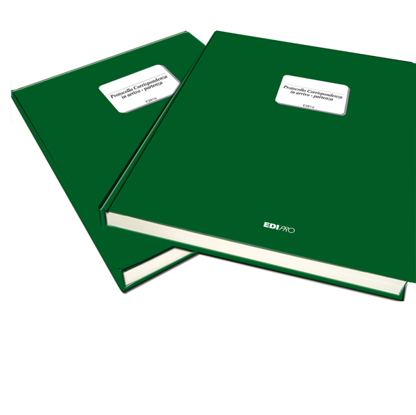  Registro corrispondenza arrivo/partenza - 31 x 24,5cm - 200 fogli - Edipro 