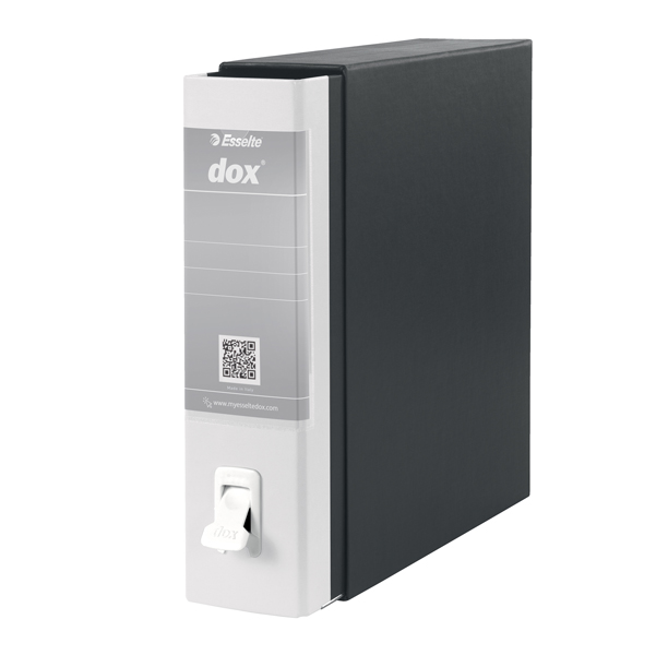  Registratore Dox 1 - dorso 8 cm - commerciale 23 x 29,7 cm - bianco - Esselte Dox 