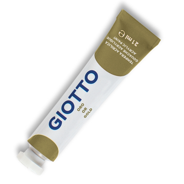  Tempera acrilica extraconcentrata - 21ml - oro - Giotto 