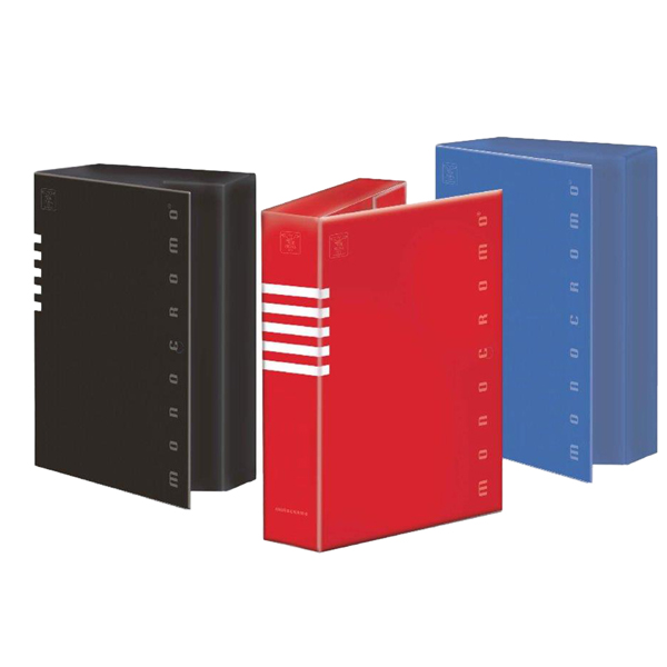  Cartella progetto Monocromo - con elastico - dorso 7 cm - colori assortiti - Pigna 