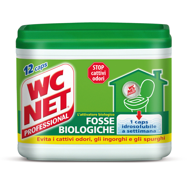  Fosse Biologiche - 12 capsule da 216 gr - WC Net 