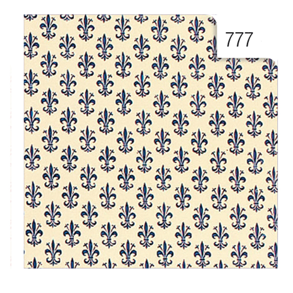  Rotolo Cartarivesto Rex 58 - lavabile - 50 x 500 cm - giglio blu - Rex Sadoch 