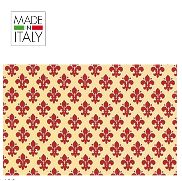  Rotolo Cartarivesto Rex Taco - lavabile - adesivo - 49 x 300 cm - giglio rosso - Rex Sadoch 