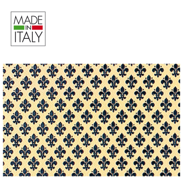  Rotolo Cartarivesto Rex Taco - lavabile - adesivo - 49 x 300 cm - giglio blu - Rex Sadoch 