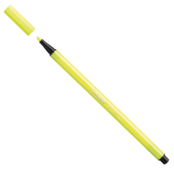  Pennarello Pen 68 - giallo neon 024 - Stabilo 