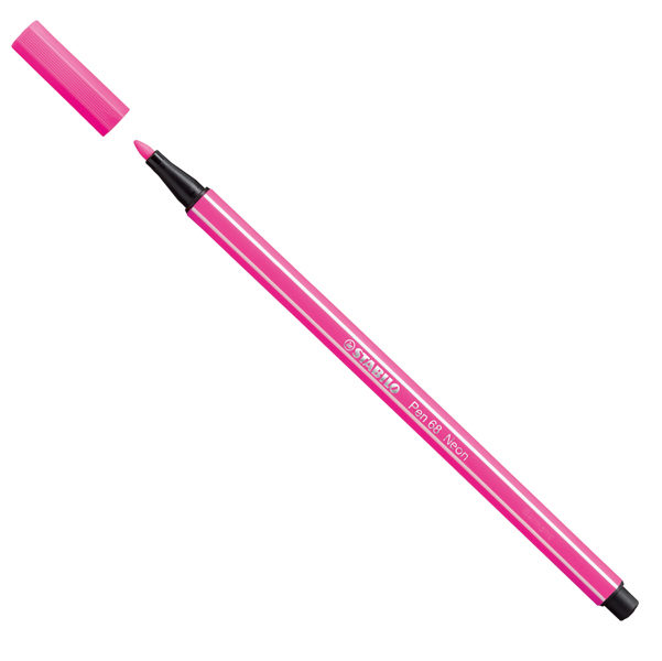  Pennarello Pen 68 - rosa fluo 056 - Stabilo 