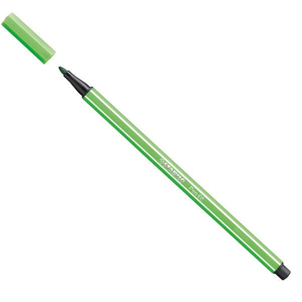  Pennarello Pen 68 - verde foglia 43 - Stabilo 