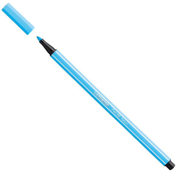  Pennarello Pen 68 - blu neon 031 - Stabilo 