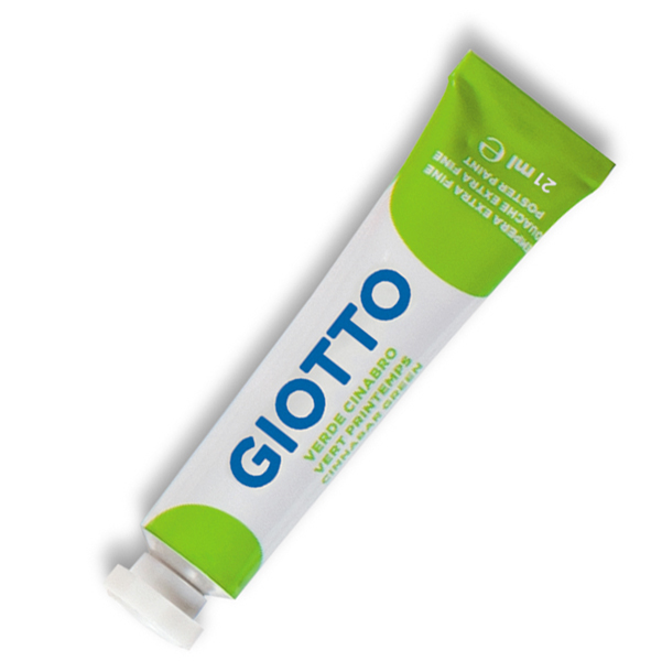  Tempera Tubo 7 - 21ml - verde cinabro - Giotto 
