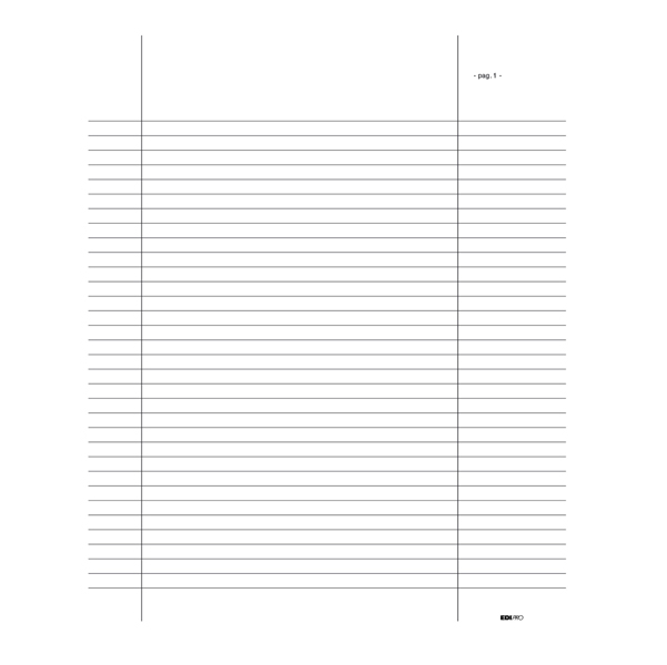  Registro libro soci - 31 x 24,5cm - 92pg - numerate - Edipro 