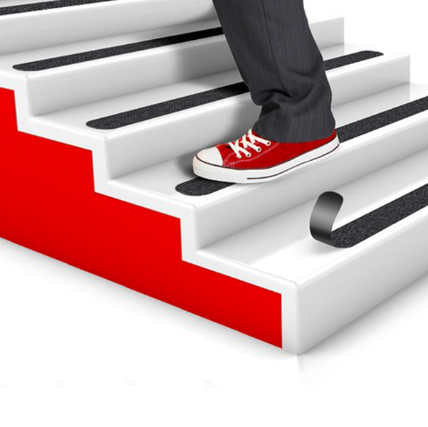  Rotolo adesivo SafetyWalk - antiscivolo - 19 mm x 18,2 m - nero - 3M 