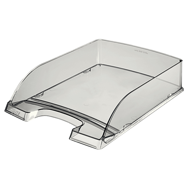  Vaschetta portacorrispondenza Leitz Plus Standard - 25,5 x 7 x 36 cm - fumé trasparente - Leitz 