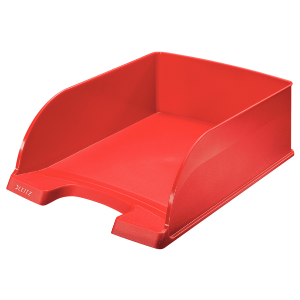  Vaschetta portacorrispondenza Leitz Plus Jumbo - 25,5 x 10,3 x 36 cm - rosso - Leitz 