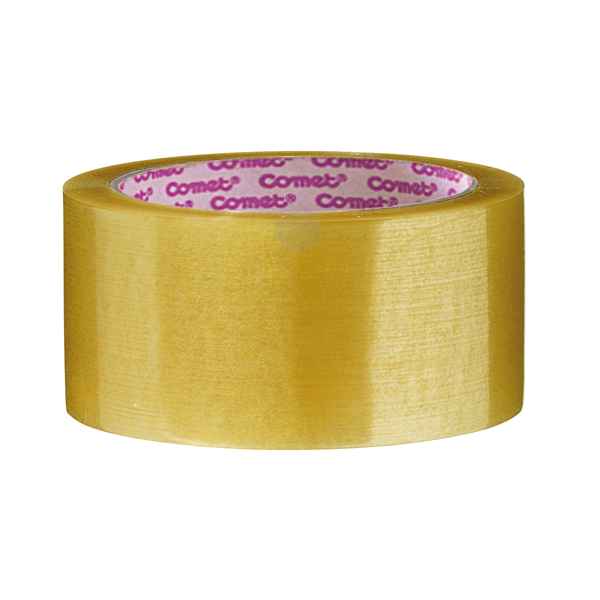  Nastro adesivo - 5 cm x 66 m - PPL - trasparente - Comet 