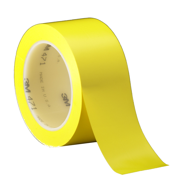  Nastro adesivo vinilico 471 - 5 cm x 33 m - giallo - Scotch 