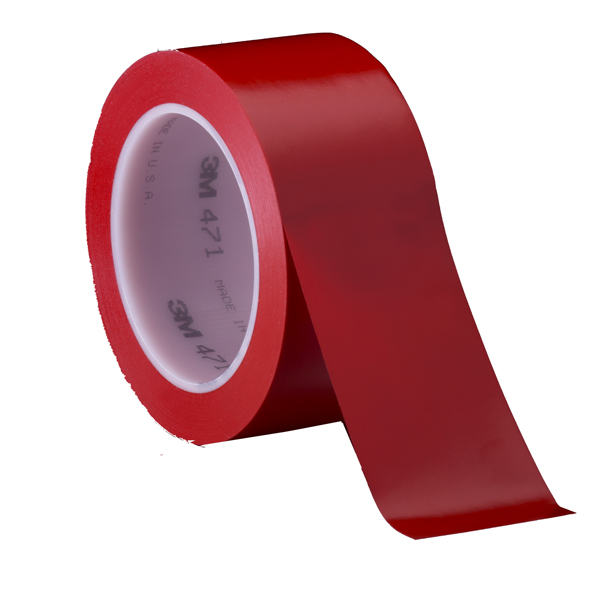 Nastro adesivo vinilico 471 - 5 cm x 33 m - rosso - Scotch 