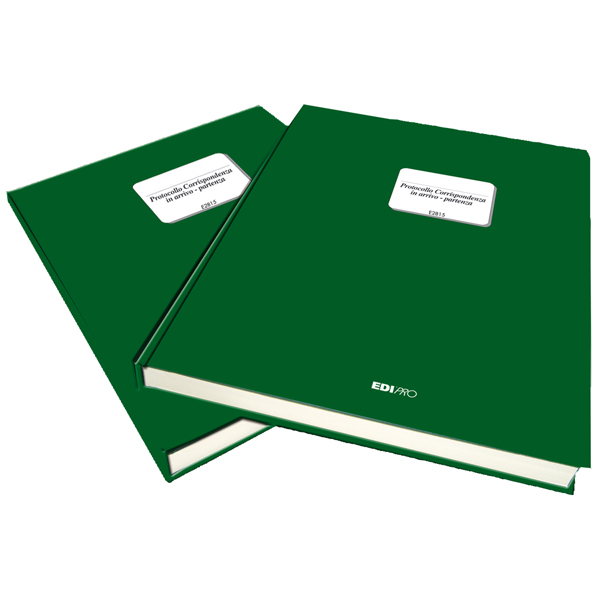  Registro corrispondenza arrivo/partenza - 31 x 24,5cm - 500 fogli - Edipro 