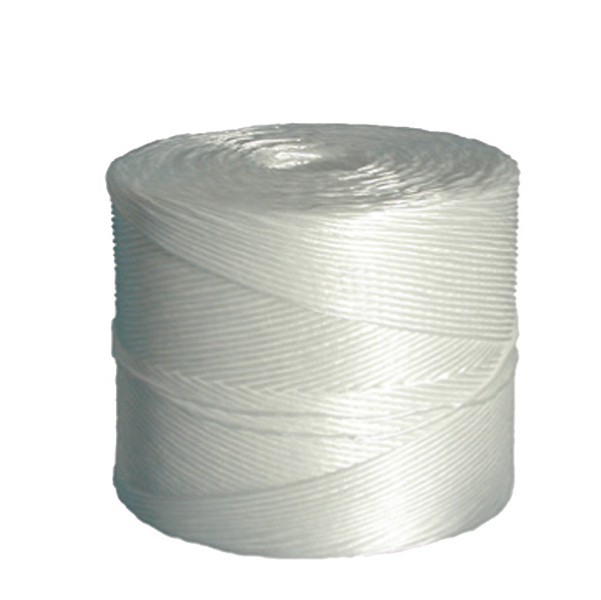  Rotolo di spago - diametro 2 mm - lunghezza 1000 m - 2 kg - fibra PPL - titolo 1/500 - bianco - Viva 