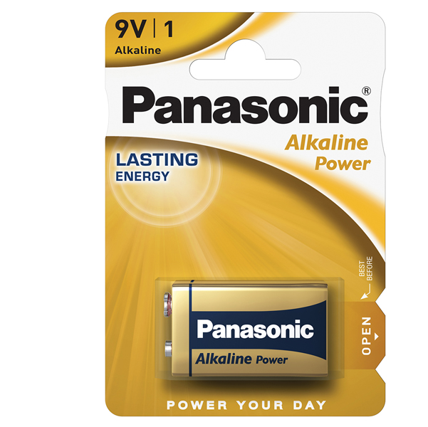  Pila Transistor - 9V - Alkaline Power - Panasonic - blister 1 pezzo 