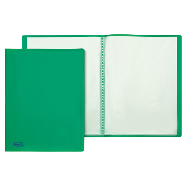  Portalistini Sviluppo - buccia - PP - 22 x 30 cm - 30 buste - verde - Favorit 