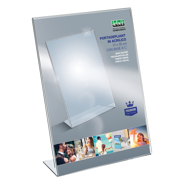  Portadepliant - 21 x 30 cm - acrilico - Lebez 