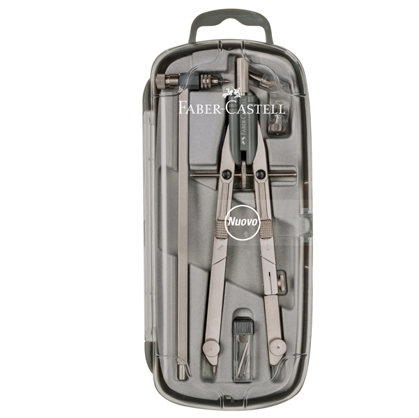  Balaustrone Tech - a pressione - con aste snodabili - diametro max cerchio 570mm - Faber-Castell 