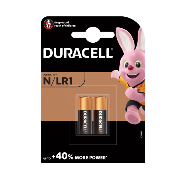  Pila - LR1 - 1,5V - MN9100 - Duracell - blister 2 pezzi 