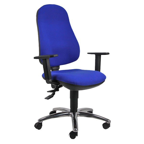  Seduta operativa Ariel AISYC - con braccioli regolabili - blu - Unisit 