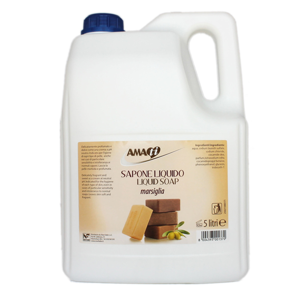  Detergente liquido - marsiglia - tanica da 5 L - Amati 