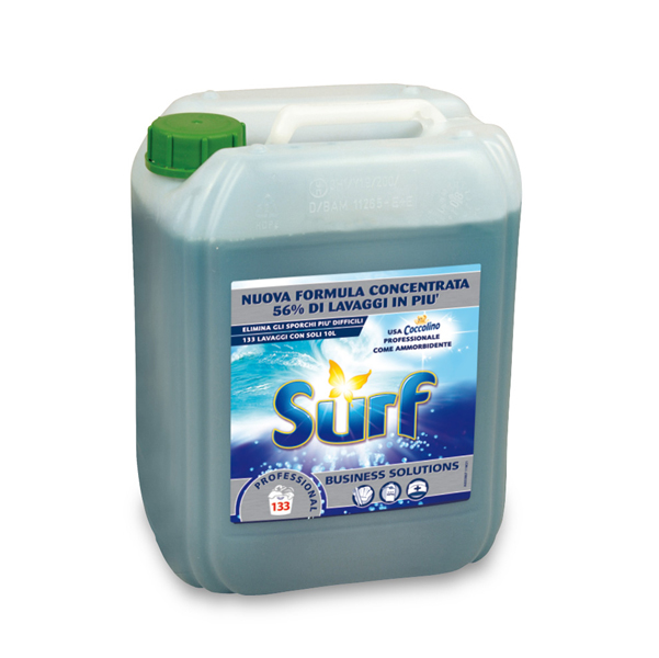  Detersivo liquido per lavatrice - 10 L - Surf 