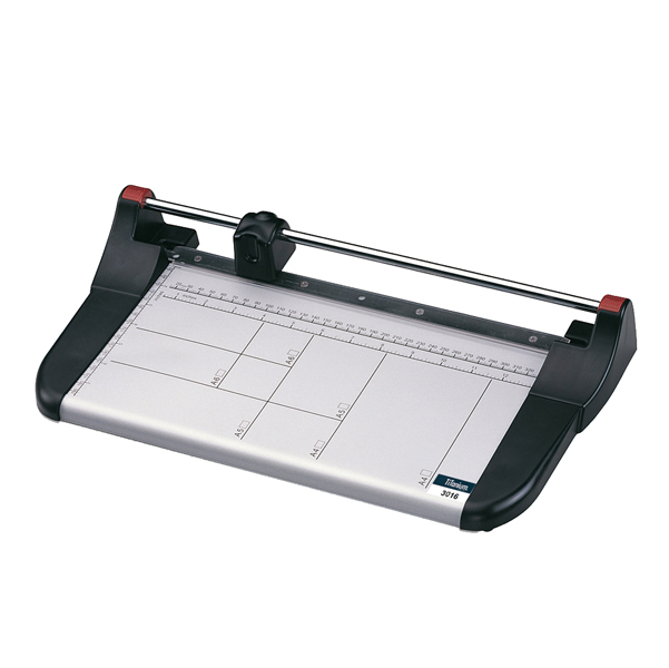  Taglierina a lama rotante 3016 - 24,5 x 43,5 x 6,5 cm - 330 mm (A4) - 10 fogli - grigio/nero - Titanium 