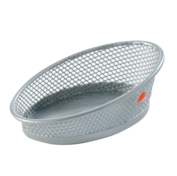  Portafermagli Mesh - 10,5 x 7,3 x 4 cm - rete metallica - argento - Alba 