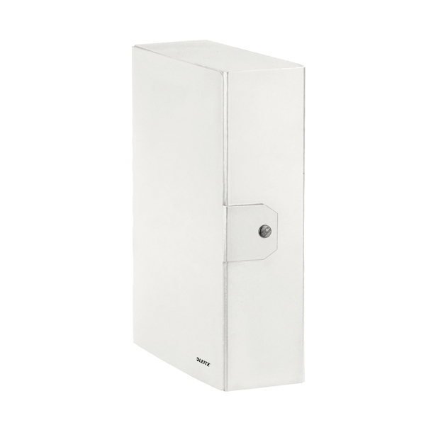  Scatola progetto WOW - dorso 10 cm - bianco metallizzato - Leitz 