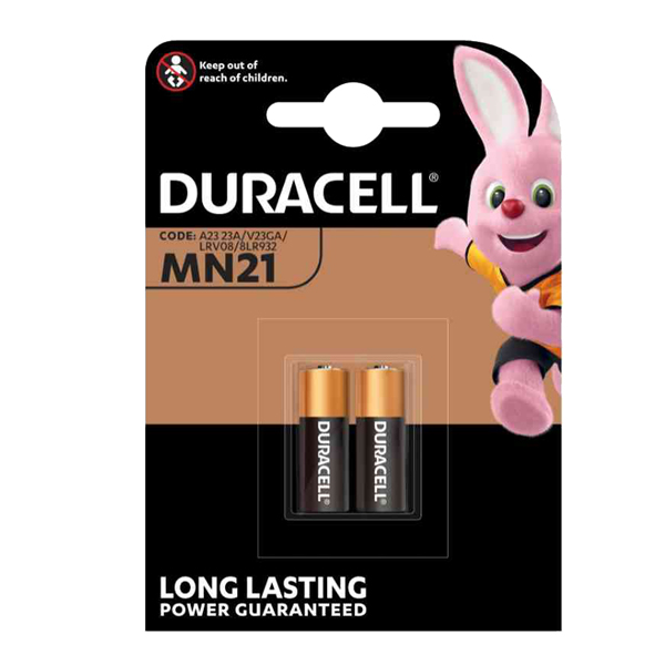  BLISTER 2 PILE DURACELL 12V (MN21 