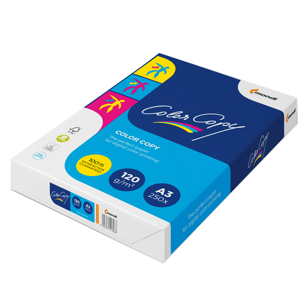  Carta Color Copy - 320 x 450 mm - 120 gr - bianco - Sra3 - Mondi - conf. 250 fogli 