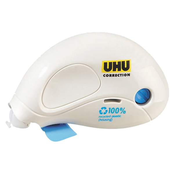  Correttore a nastro Compact Mini - 5 mm x 6 m - plastica riciclata - Uhu 