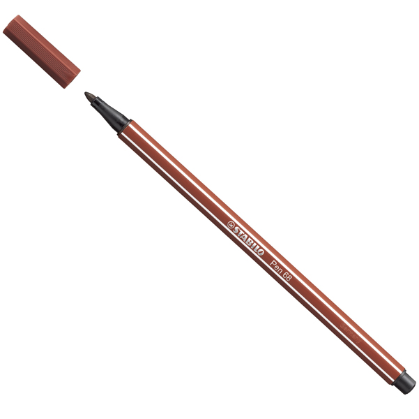  Pennarello Pen 68 - terra di siena 75 - Stabilo 