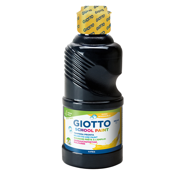  Tempera pronta - 250ml - nero - Giotto 