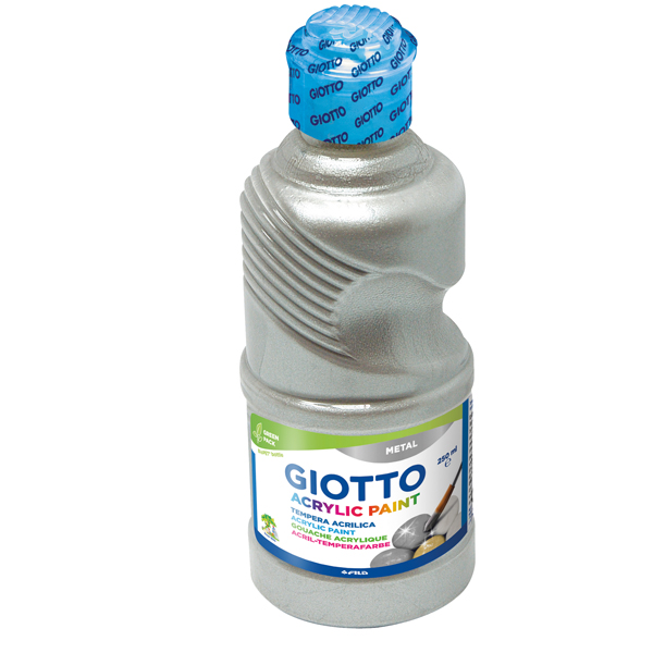  Tempera pronta acrilica - 250ml - argento - Giotto 
