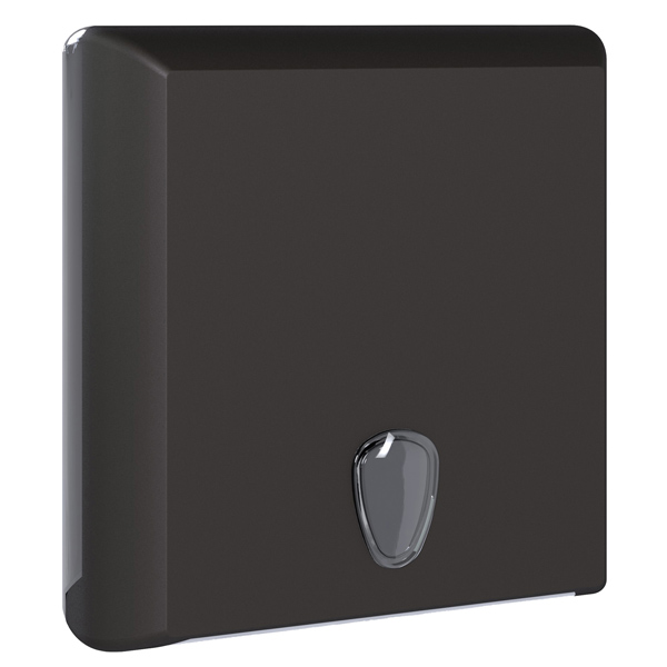  Dispenser asciugamani piegati EColored - 29 x 10,5 x 30,5 cm - vesuvian black - Mar Plast 