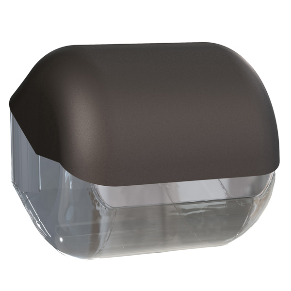  Dispenser carta igienica EColored - 15 x 14,8 x 14 cm - vesuvian black - Mar Plast 