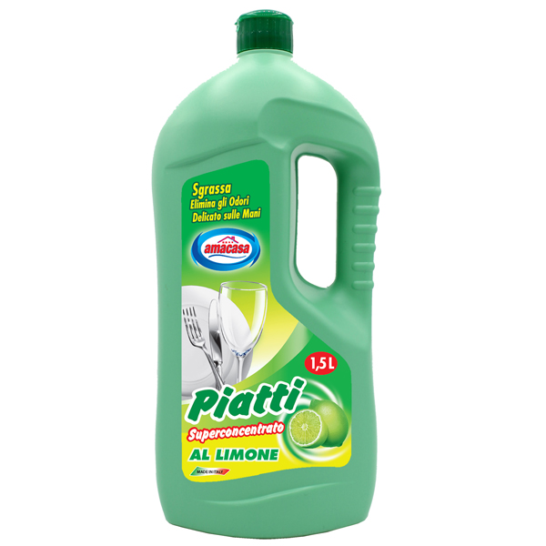  Detersivo per piatti - limone - 1500 ml - Amacasa 