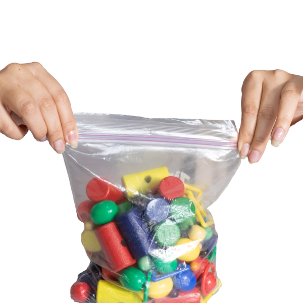  Sacchetti Zip - 20 x 30 cm - 45 micron - PE - trasparente - Viva - conf. 100 pezzi 