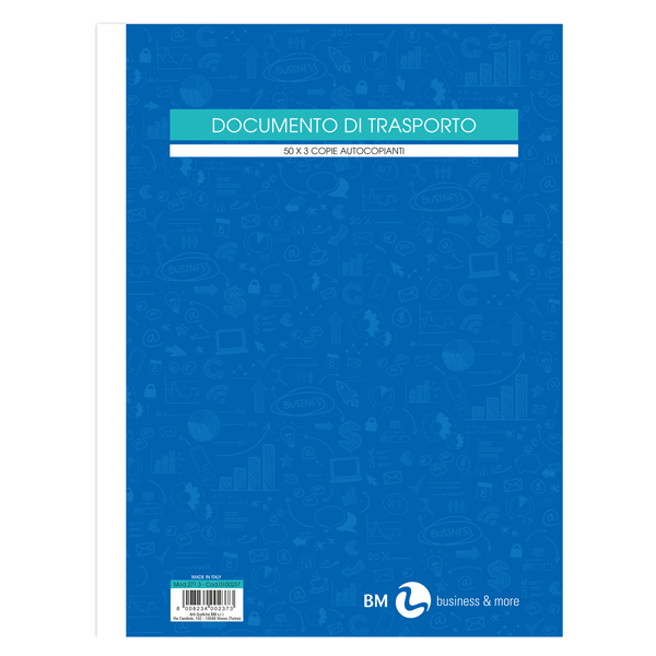  Blocco DDT - 225 x 297mm - 50 x 3 copie - BM 