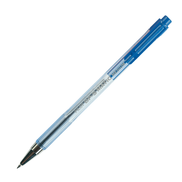  Penna a sfera a scatto BP S Matic - punta media 1,0mm - blu - Pilot 