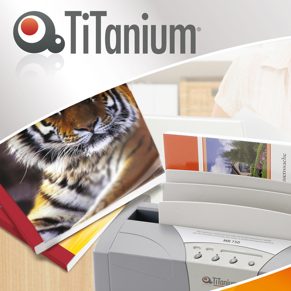  Cartelline termiche Grain - 15 mm - bianco - Titanium - scatola 50 pezzi 